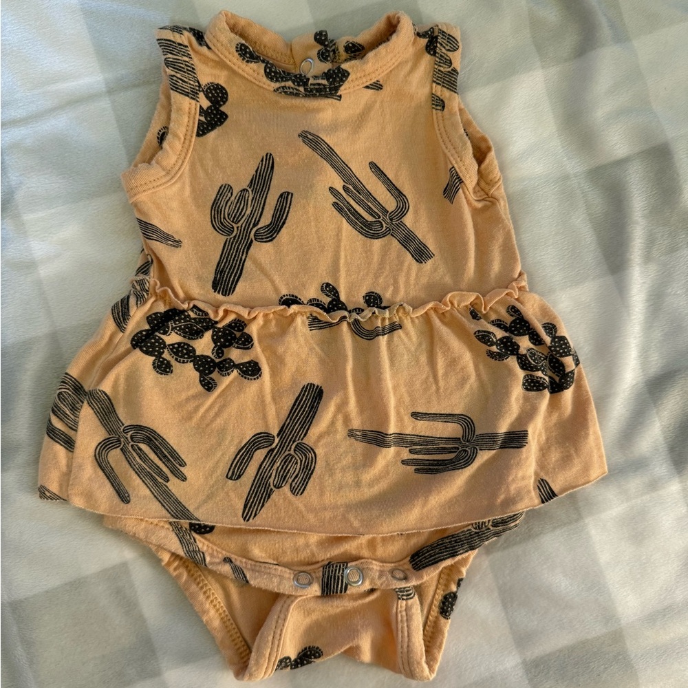 SpearmintLove skirted cactus onesie